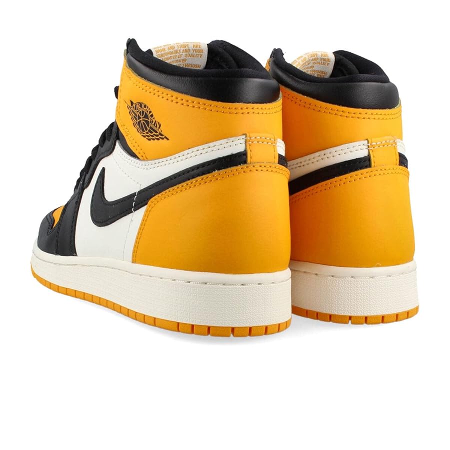 Amazon | [ナイキ] AIR JORDAN 1 RETRO HIGH OG GS 【YELLOW TOE